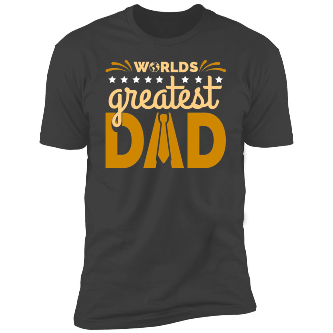 WORLDS GREATEST DAD- Premium Short Sleeve T-Shirt
