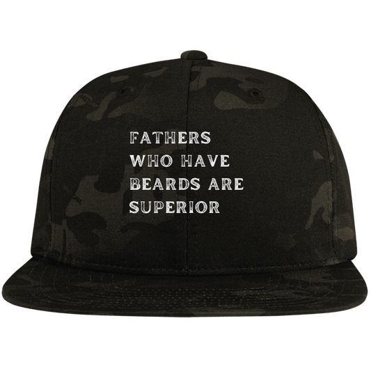 Fathers Who Have Beards Are Superior Snapback Hat