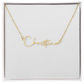Signature Necklace-To My Beautiful Wife-Laid Eyes